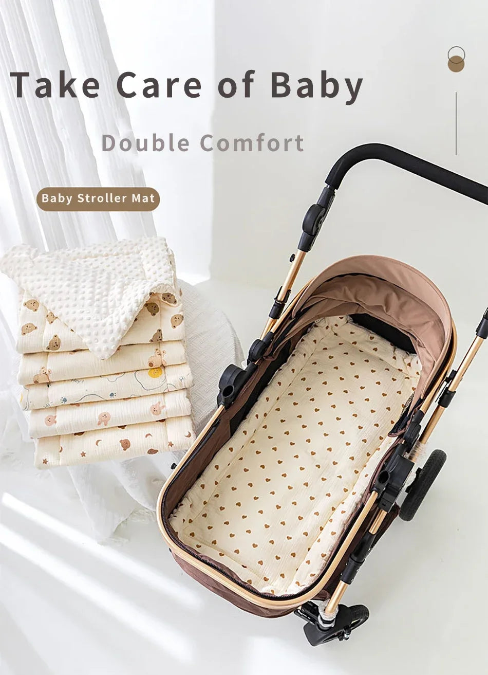 Baby Stroller Seat Cotton Mat