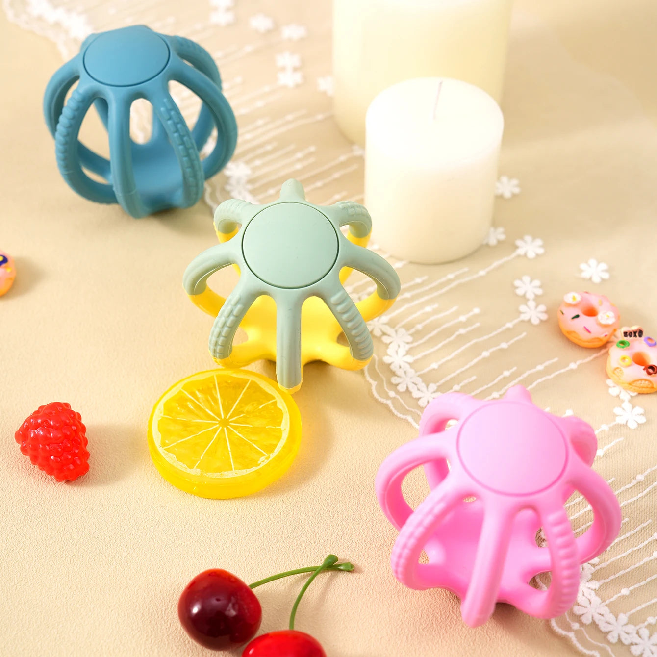 Kids Finger Press Teething Toys