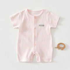 Cute Short Sleeve Infant Romper