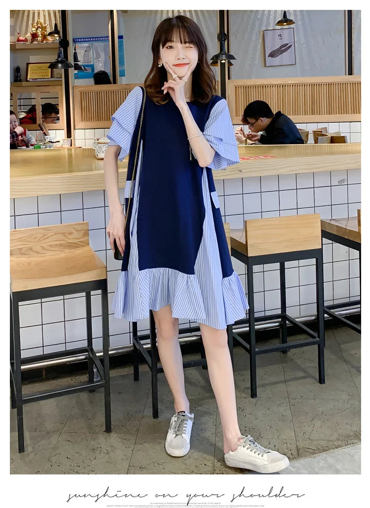 Fashion New Casual Maternity Dress