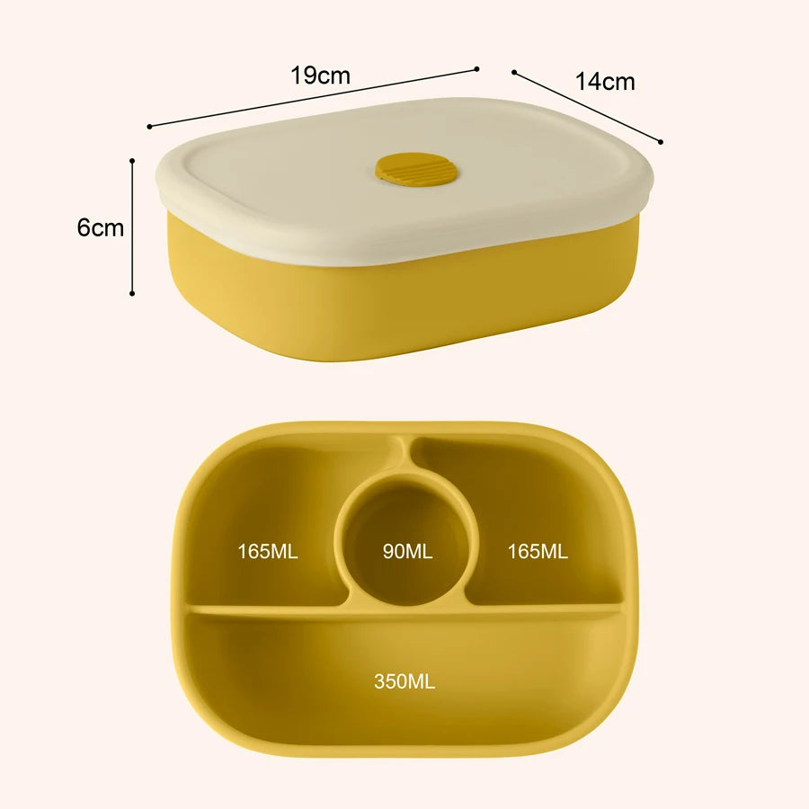 1PCS Baby Feeding Lunch Box With Compartments