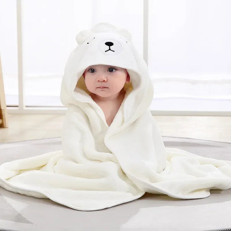 Baby Hooded Bathrobe Towel