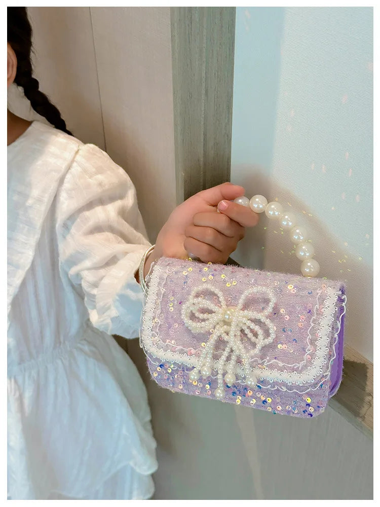 Pearl Beaded Shoulder Bag