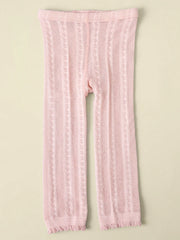 Girls' Lace Mesh Leggings, Breathable Summer Tights
