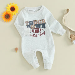 Newborn Baby Boys Rugby Rompers