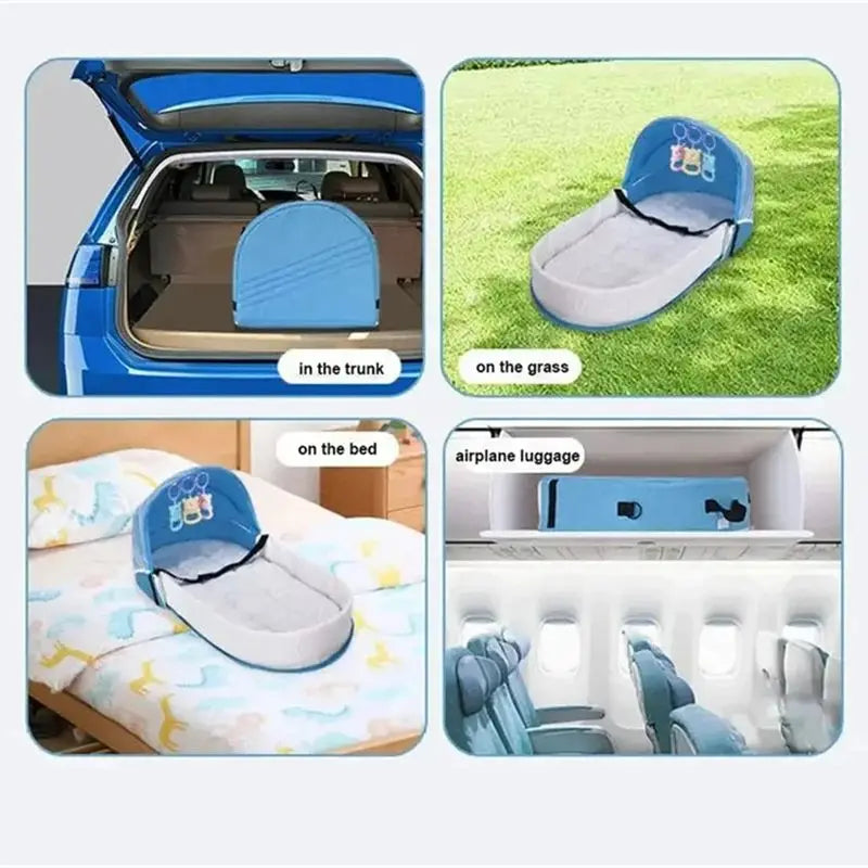 Folding Crib Travel for Newborn