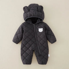Fleece Lined Cotton Infant Romper
