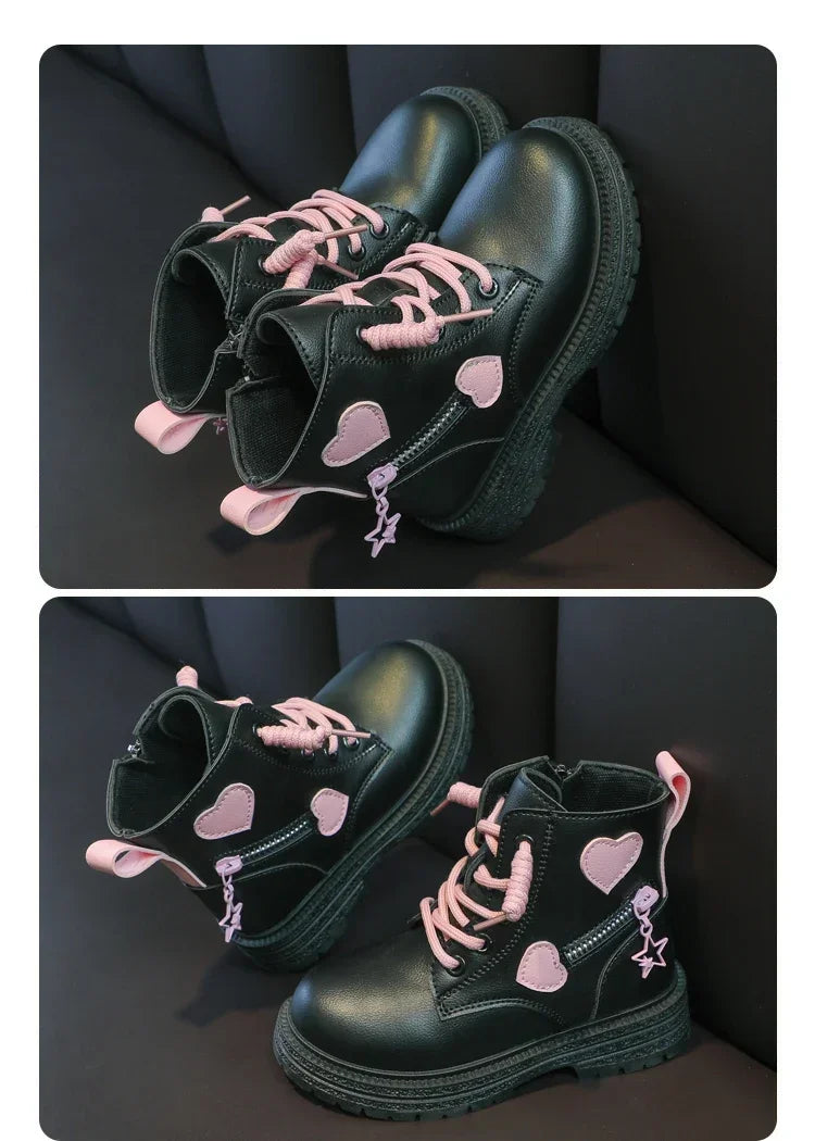 Girls Snow Furry Ankle Boots