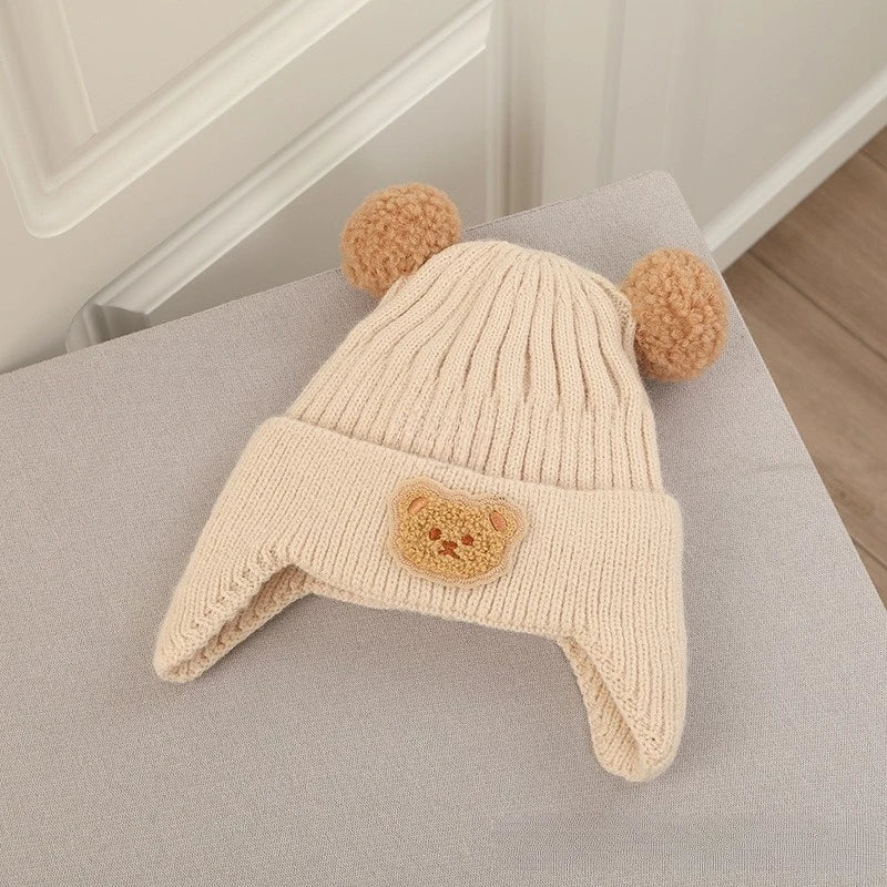 Bear Baby Knitted Hat and Gloves Set - PAMU8