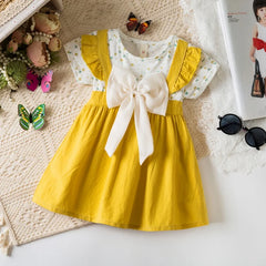 Short Sleeve Princess Baby Dress