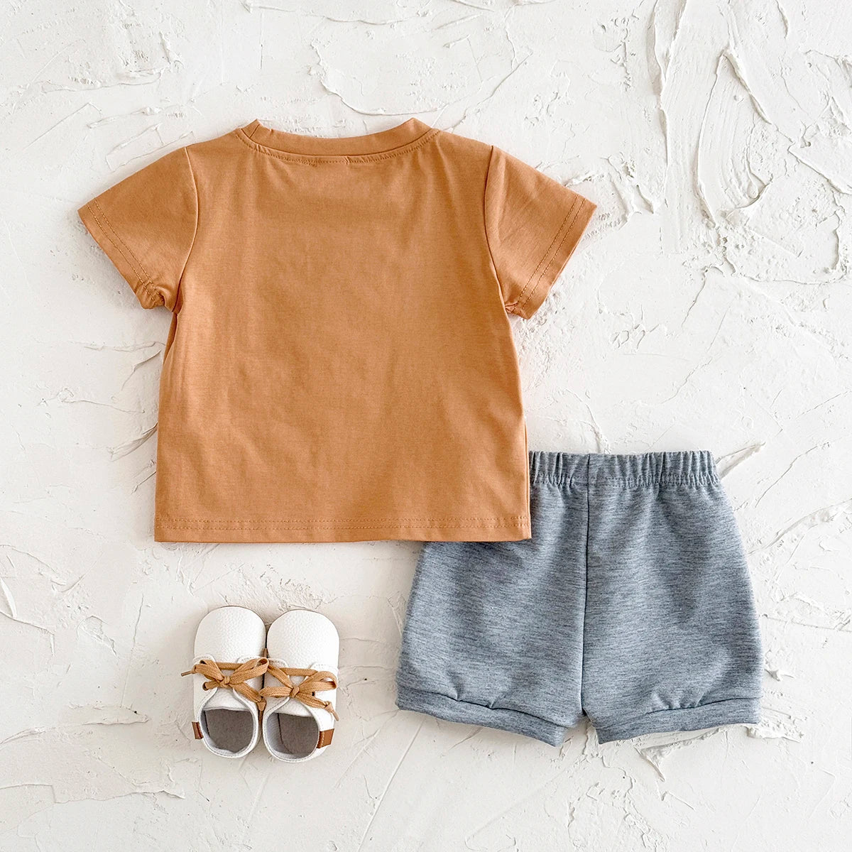 Ice cream Patchwork T-Shirts+Shorts