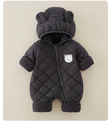 Fleece Lined Cotton Infant Romper