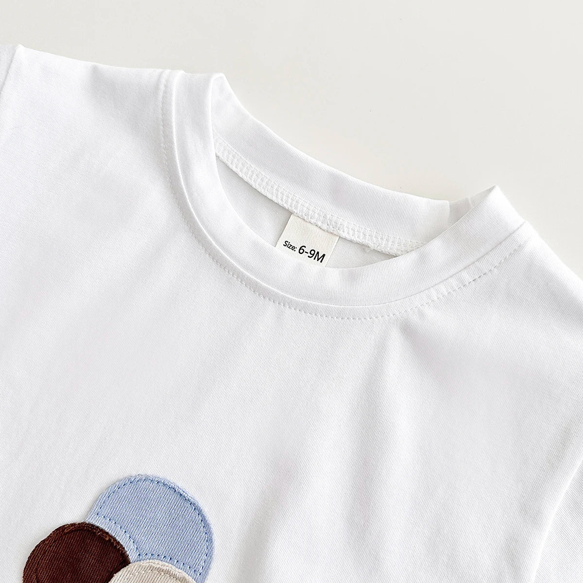 Baby Ice Cream Print T-shirt+Shorts