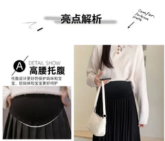 A-Line Casual Maternity Skirt