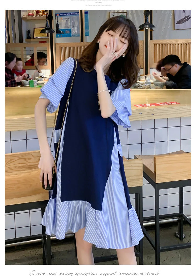 Fashion New Casual Maternity Dress