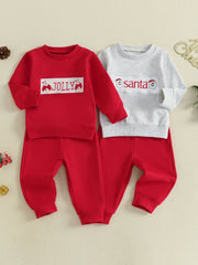 Christmas Baby Sweatshirt Set