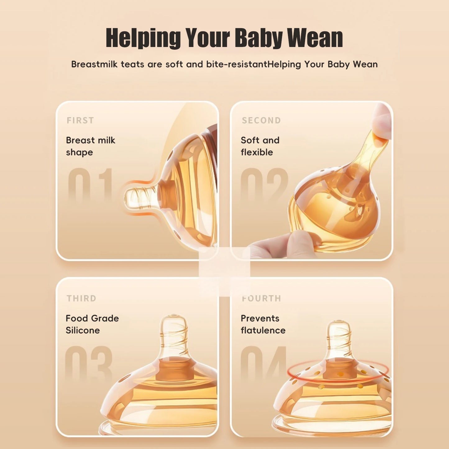 Food grade baby bottle