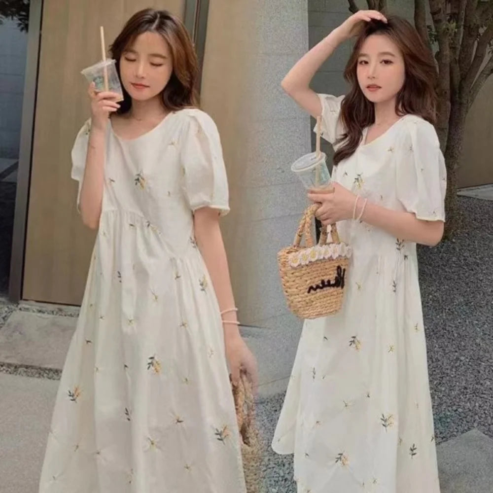 Pregnacy Bowknot Dress