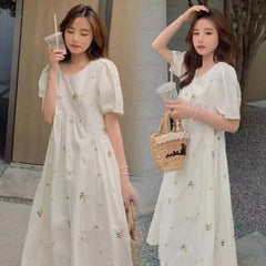 Pregnacy Bowknot Dress