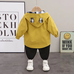 Hooded Jacket Pants Toddler Set