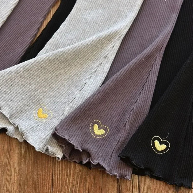 Kids Girls Flare Leggings