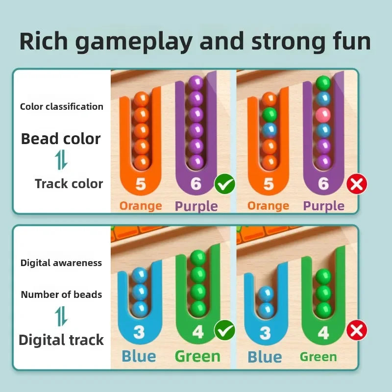Magnetic Color and No. Maze Toys