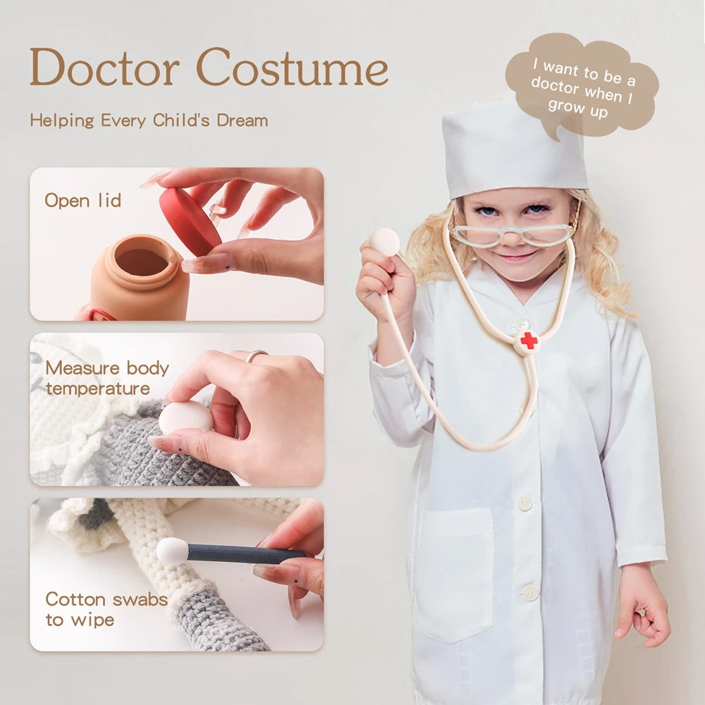 Stethoscope Simulation Doctor's Toys Set