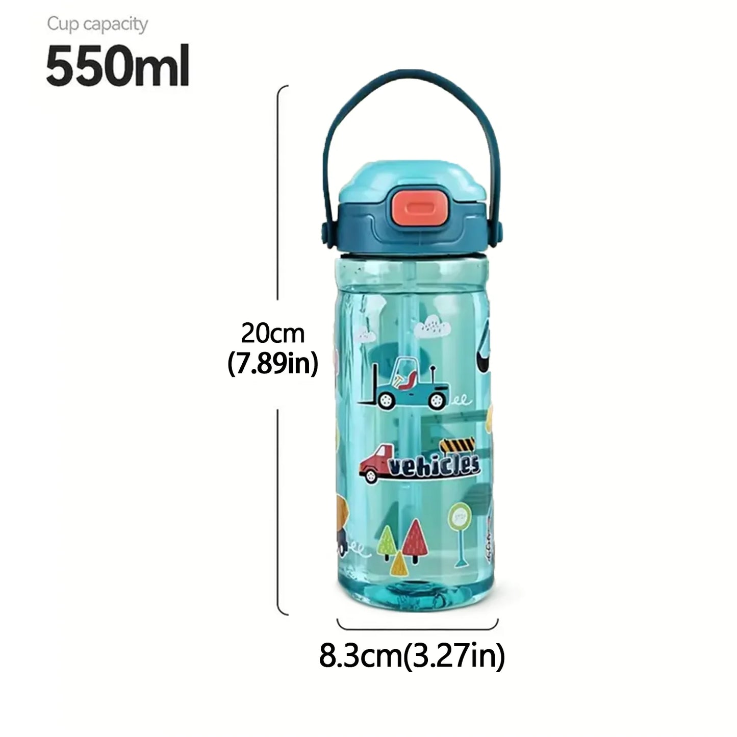 Children's Water bottle with straw
