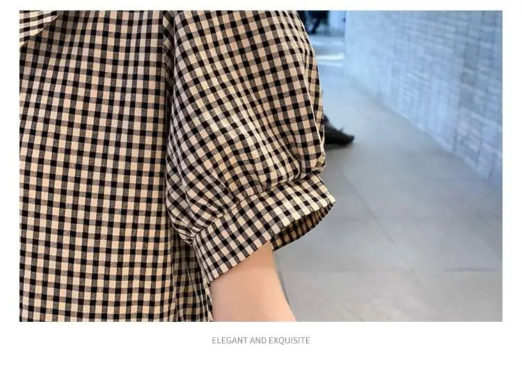 New Maternity Plaid Dresses