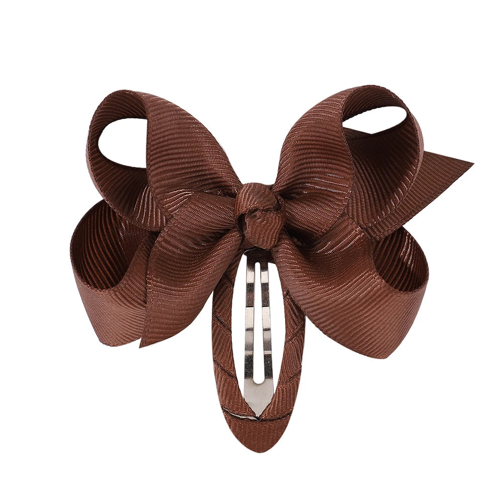 2Pcs Solid Bow Clips