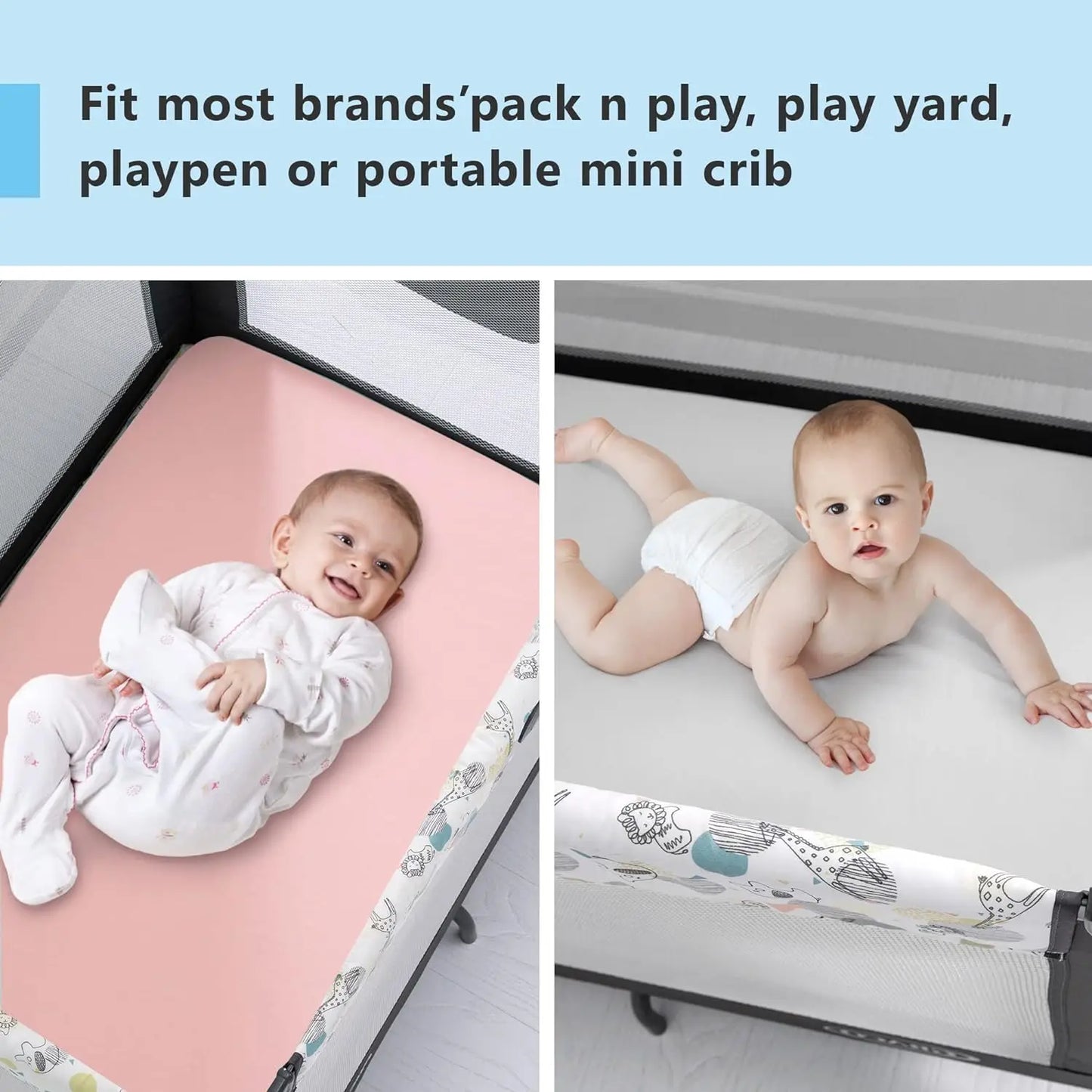 3 Pack Bassinet Sheets