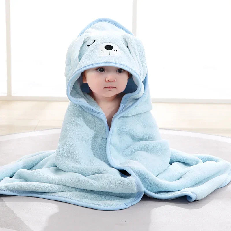 Baby Hooded Bathrobe Towel