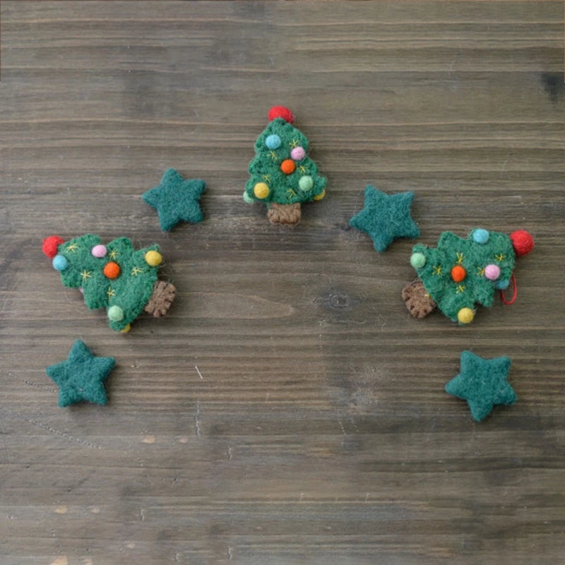 5Pcs Baby Wool Felt Stars Photography Accessories - PAMU8