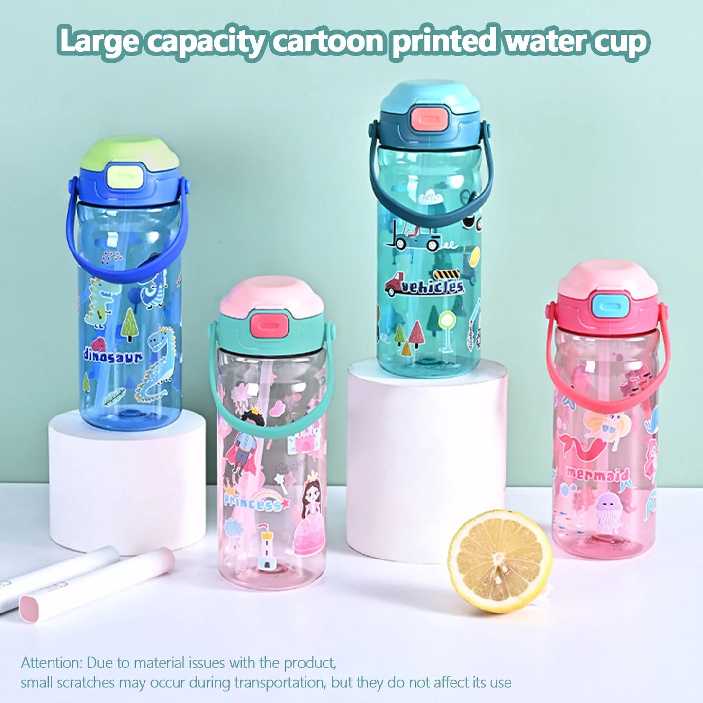 Children's Water bottle with straw
