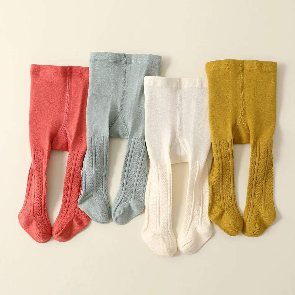 Baby Girls Bodysuit Knitted Leggings