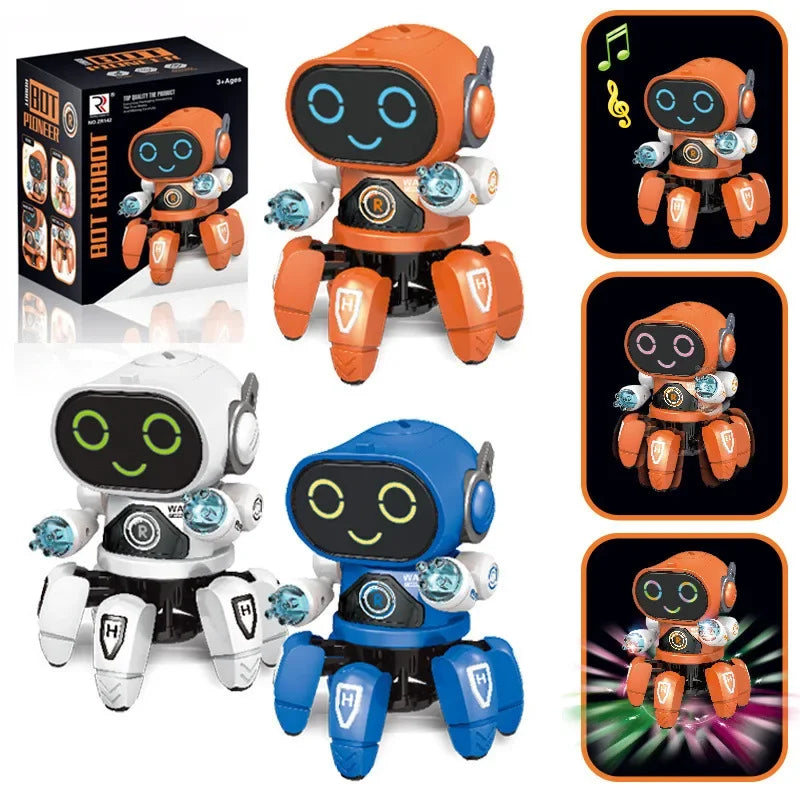 Kids Dance Robots Music LED