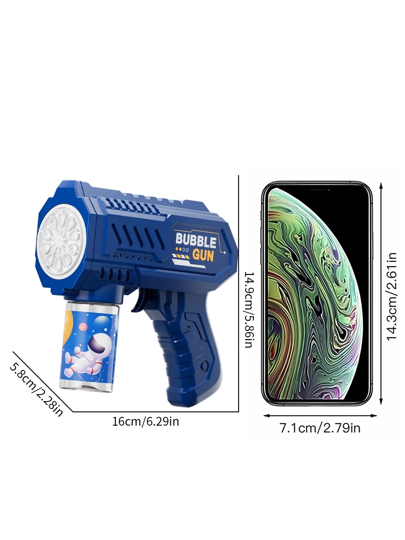 Bubble Gun Rocket Bubbles Machine