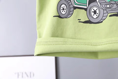 Cotton Car Print Boys Set