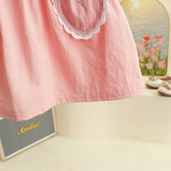 Heart Print Summer Girl Dress