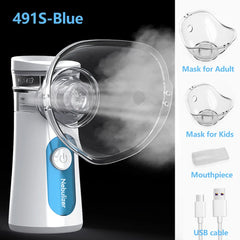 Portable Nebulizer Inhaler: Quiet Mesh Mist for Kids