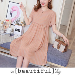 Loose Fit Maternity A-line Dress