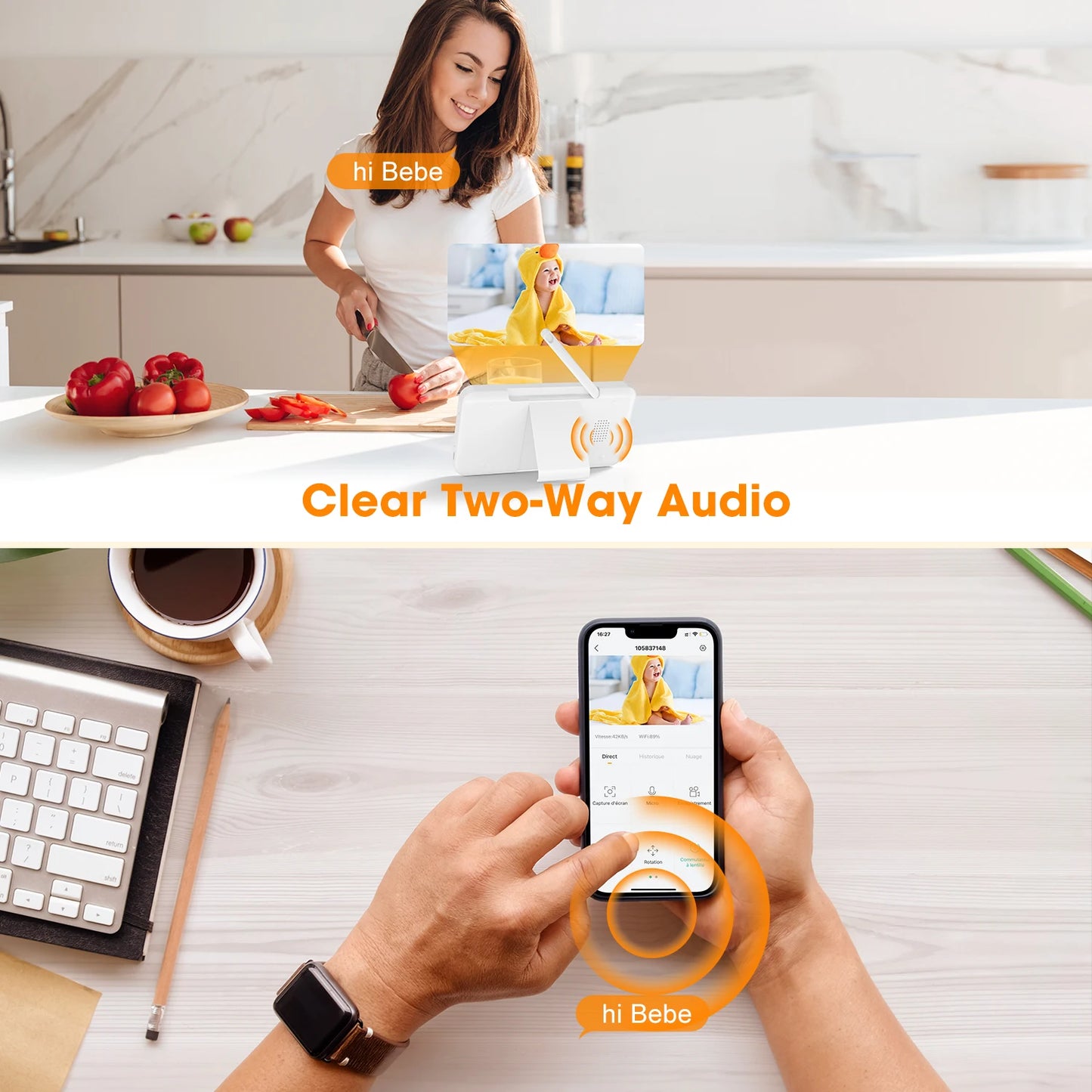 WiFi Baby Monitor with Camera