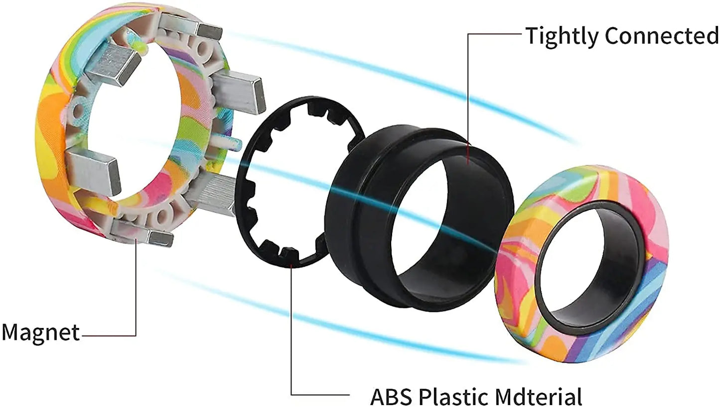3pcs Finger Magnetic Colorful Toy