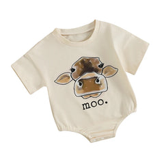 Cow Head Print Outfit
