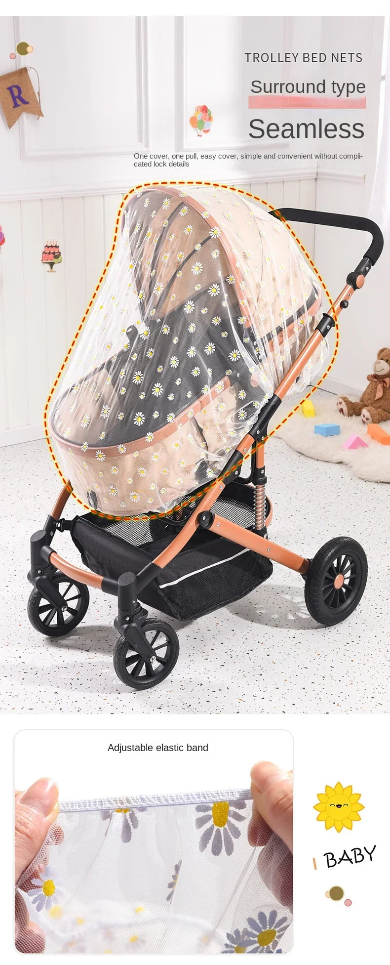 Baby Sunshade Mosquito Net