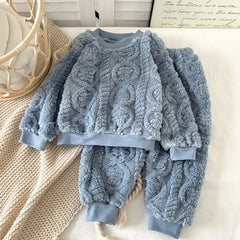Flannel Thermal Pajama Set
