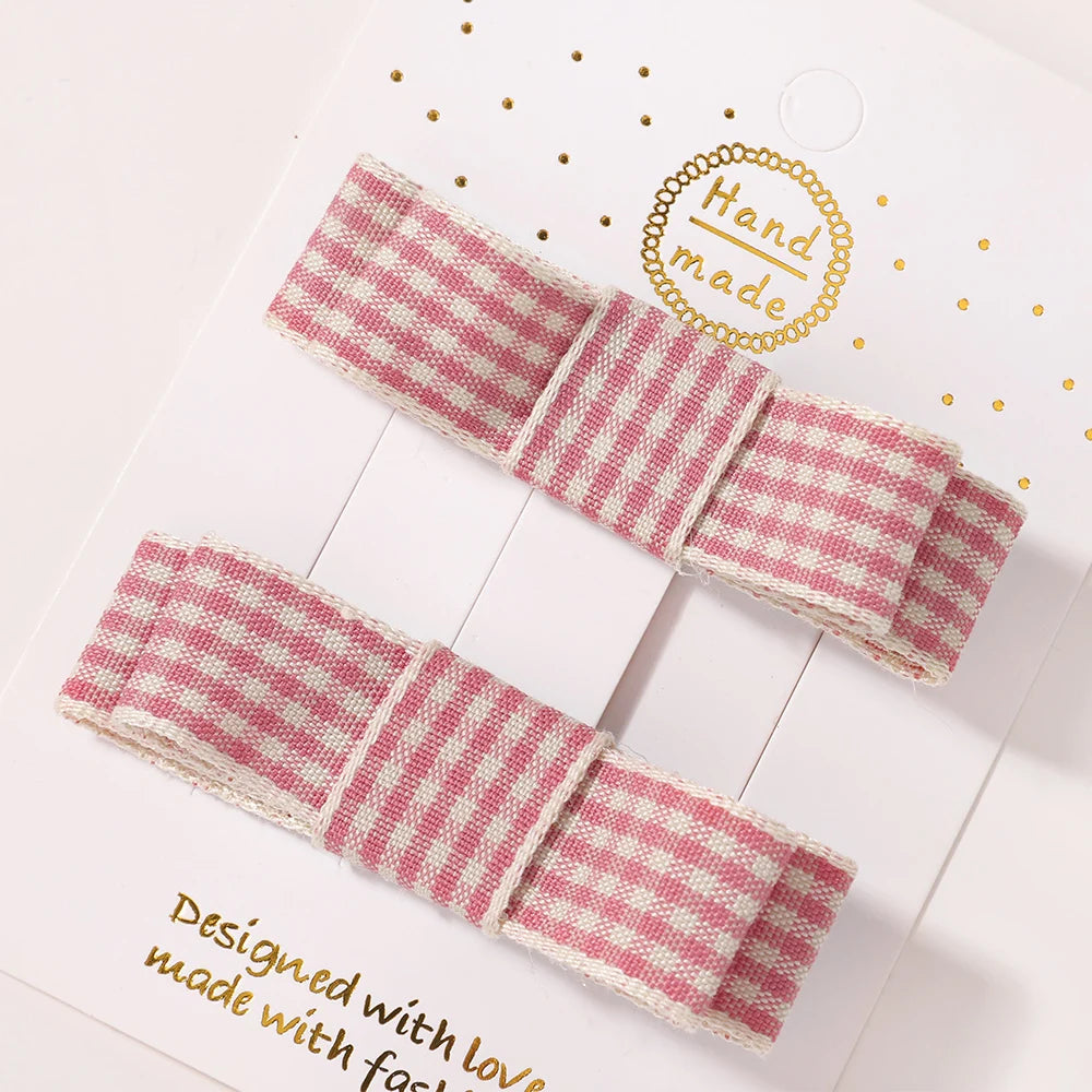 Sakura Pink Bow Clip
