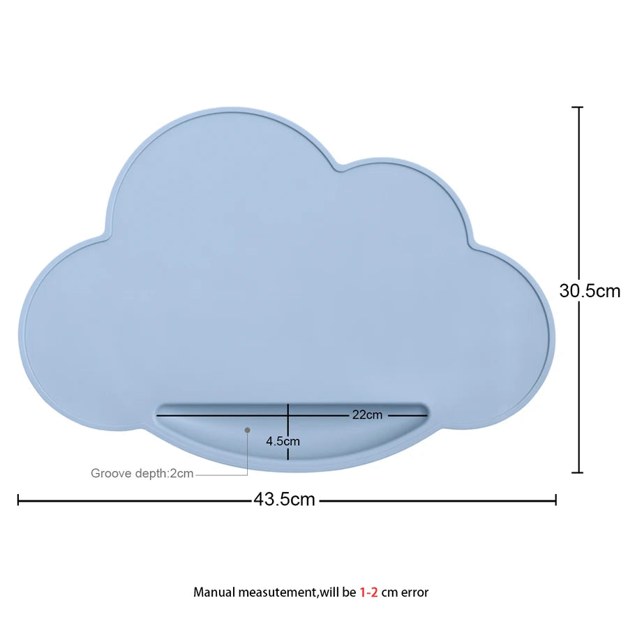 Baby Clouds Shape Mat