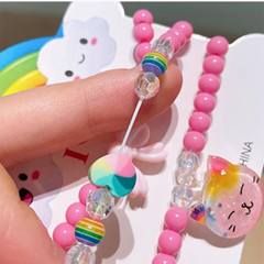 Colorful Resin Charm Bracelets for Girls | PAMU8