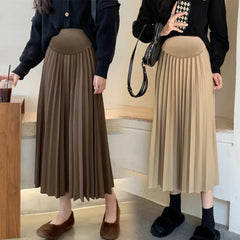 Pleated Thick Warm Maternity Skirts